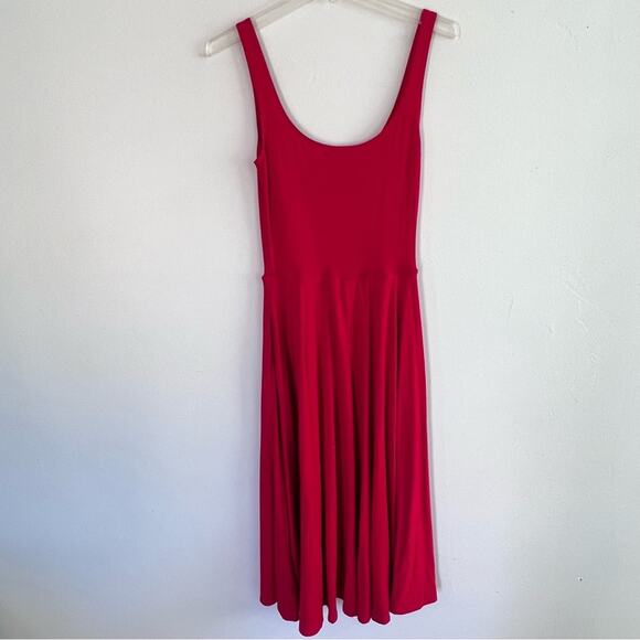 Reformation Rou Knit Red Midi Dress Sz S - Picture 4 of 6